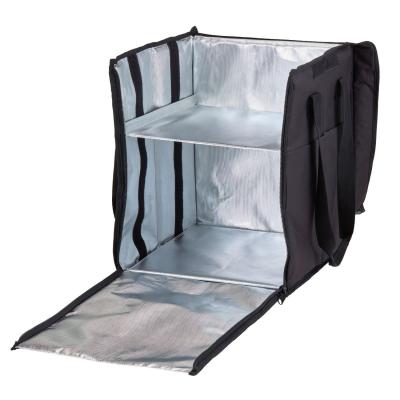 Termoizolační batoh, skládací, s vyjímatelnou přihrádkou, Cambro, Objem: cca 78l, 78L, Černá, 355x380x(H)430mm | GBBP151417110